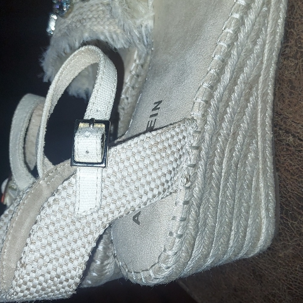 Anne Klein Lenox Espadrille Wedge Sandals - Picture 5 of 14